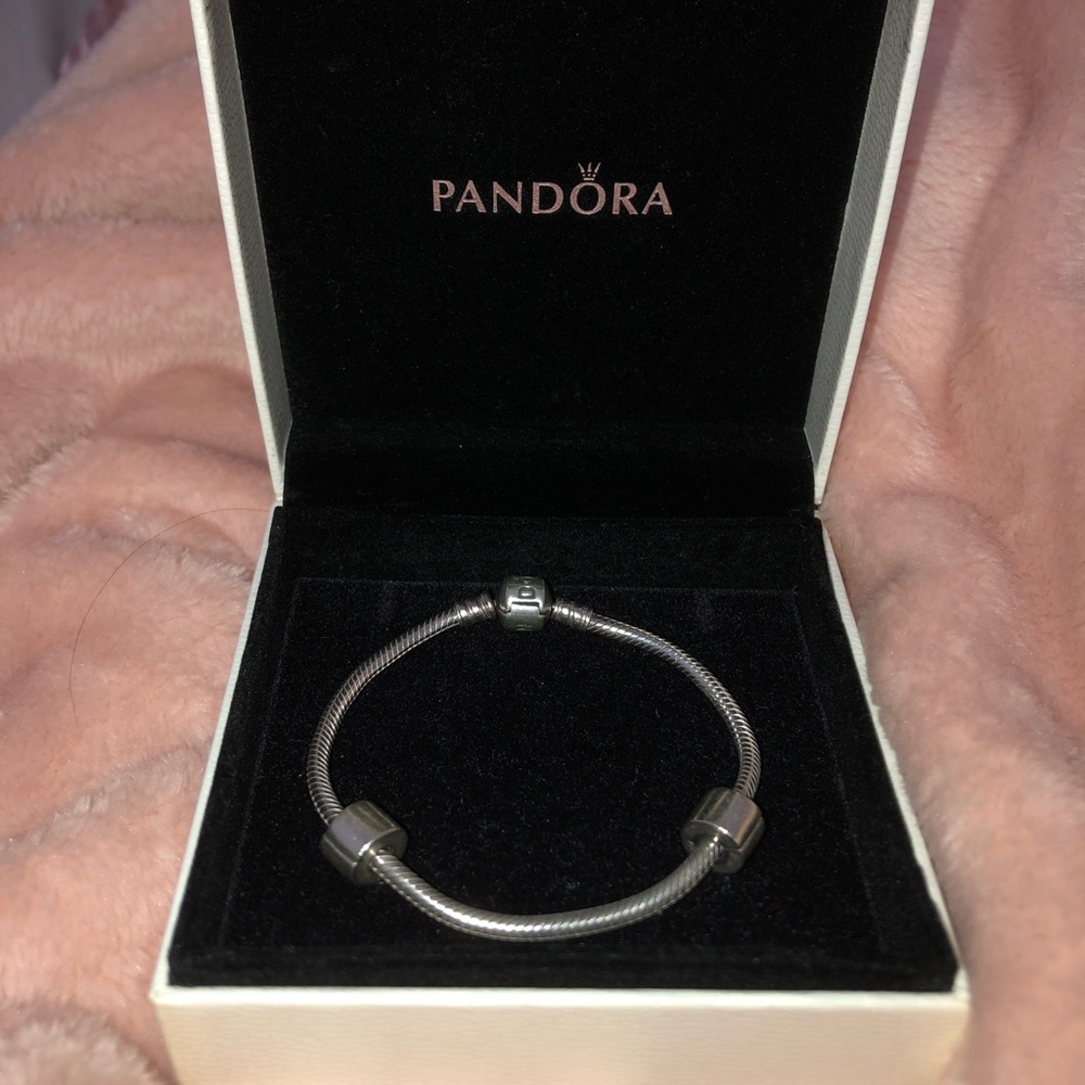 Pandora Moments Snake Chain with 2 Clips